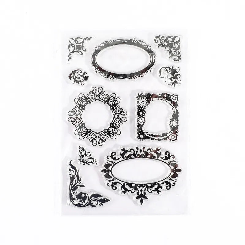 Silicone transparent stamp sets