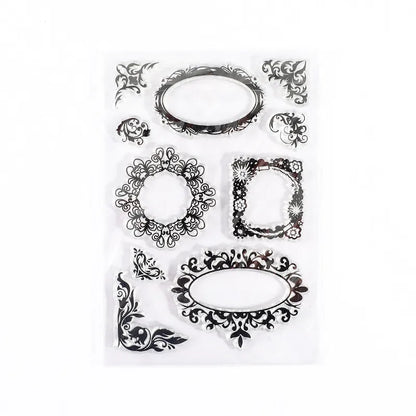 Silicone transparent stamp sets