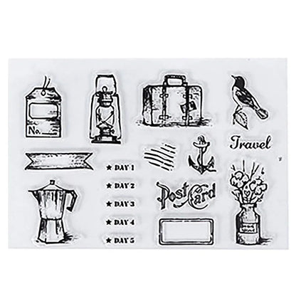 Silicone transparent stamp sets