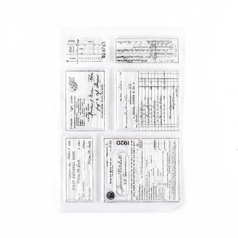 Silicone transparent stamp sets