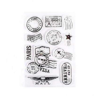 Silicone transparent stamp sets