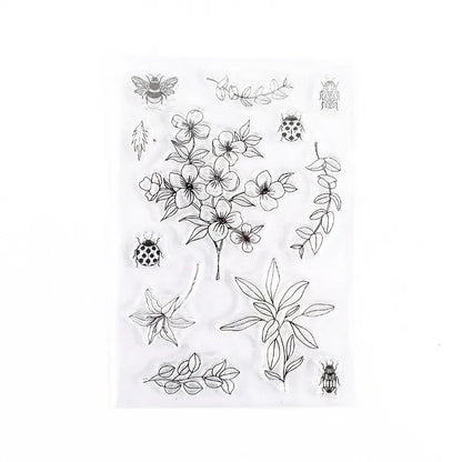 Silicone transparent stamp sets