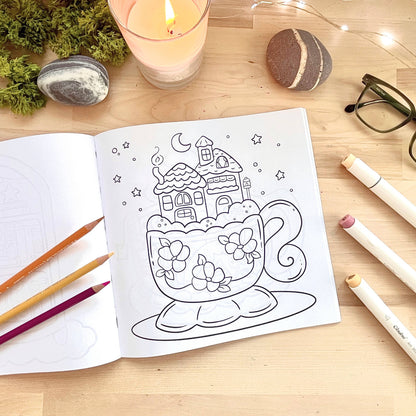 Charming Escape Coloring Book