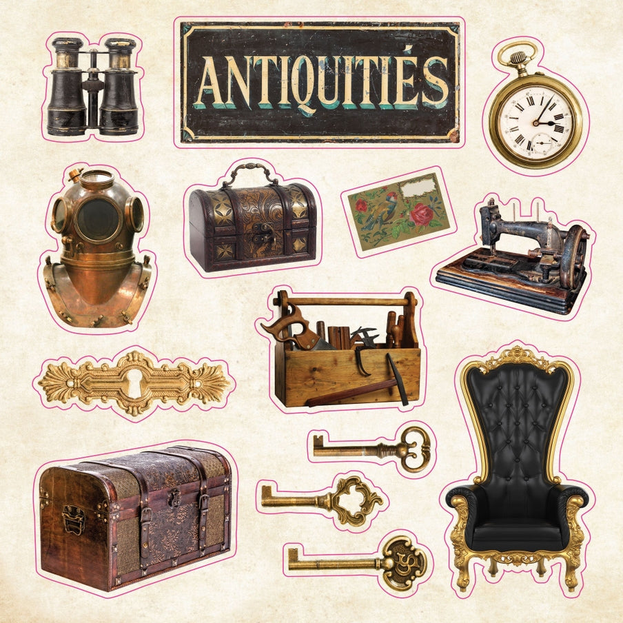 Curiosities sticker book