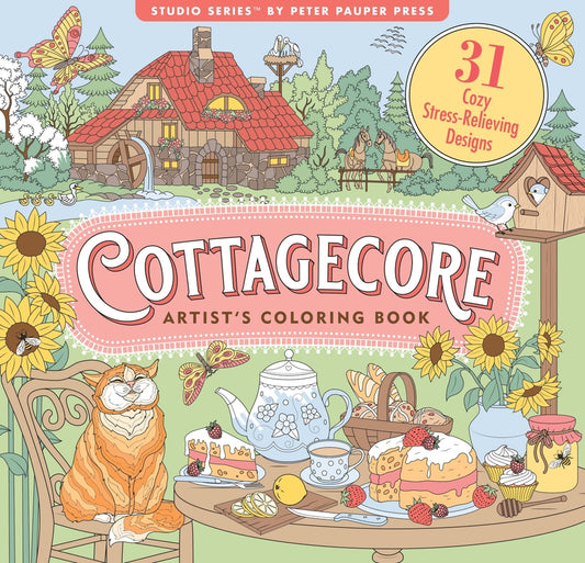 Cottagecore coloring book