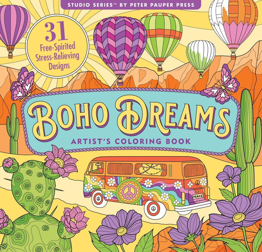 Boho Dreams coloring book