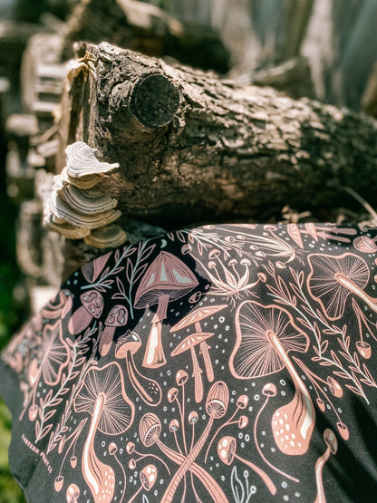 Bandana: Midnight Mushroom