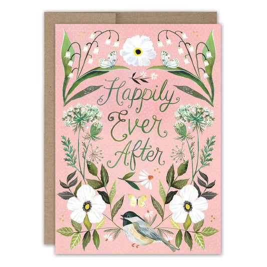 Happily Ever After wedding card - Katie Daisy