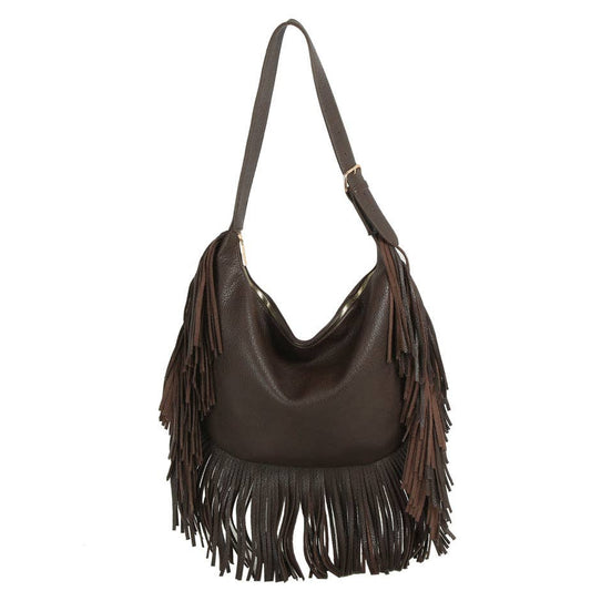 Fringe Flow Hobo Bag