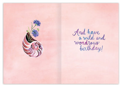 Stay Weird birthday card - Katie Daisy