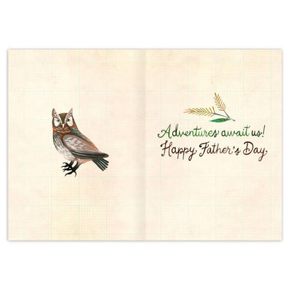 Adventure Awaits father's day card - Katie Daisy
