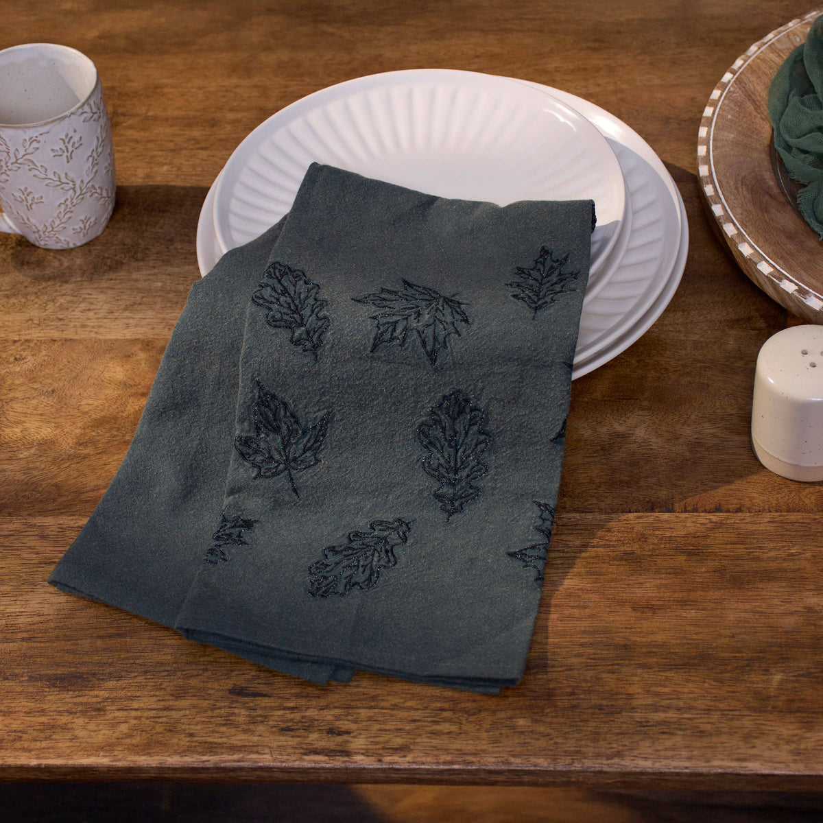 Emerald Leaf Kitchen Towel