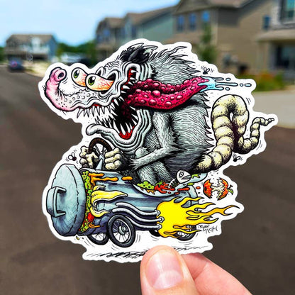 parody Animal Character vinyl stickers