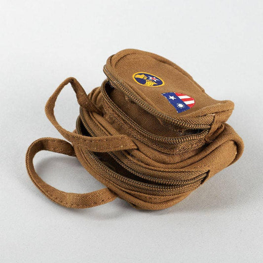 1:6 WWII Style Mini Military Soldier's Zipper Duffle Bag