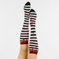 Stripes & Blood knee high socks