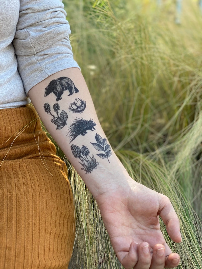 Nature Tats - temporary tattoos