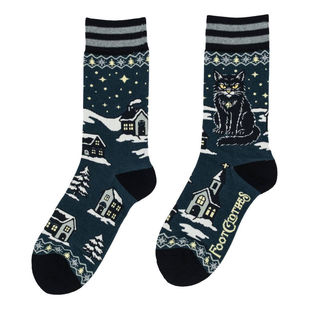 Yule Cat Crew Socks