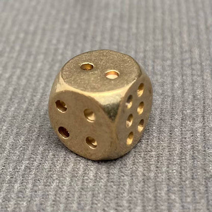 1pc Brass Dice
