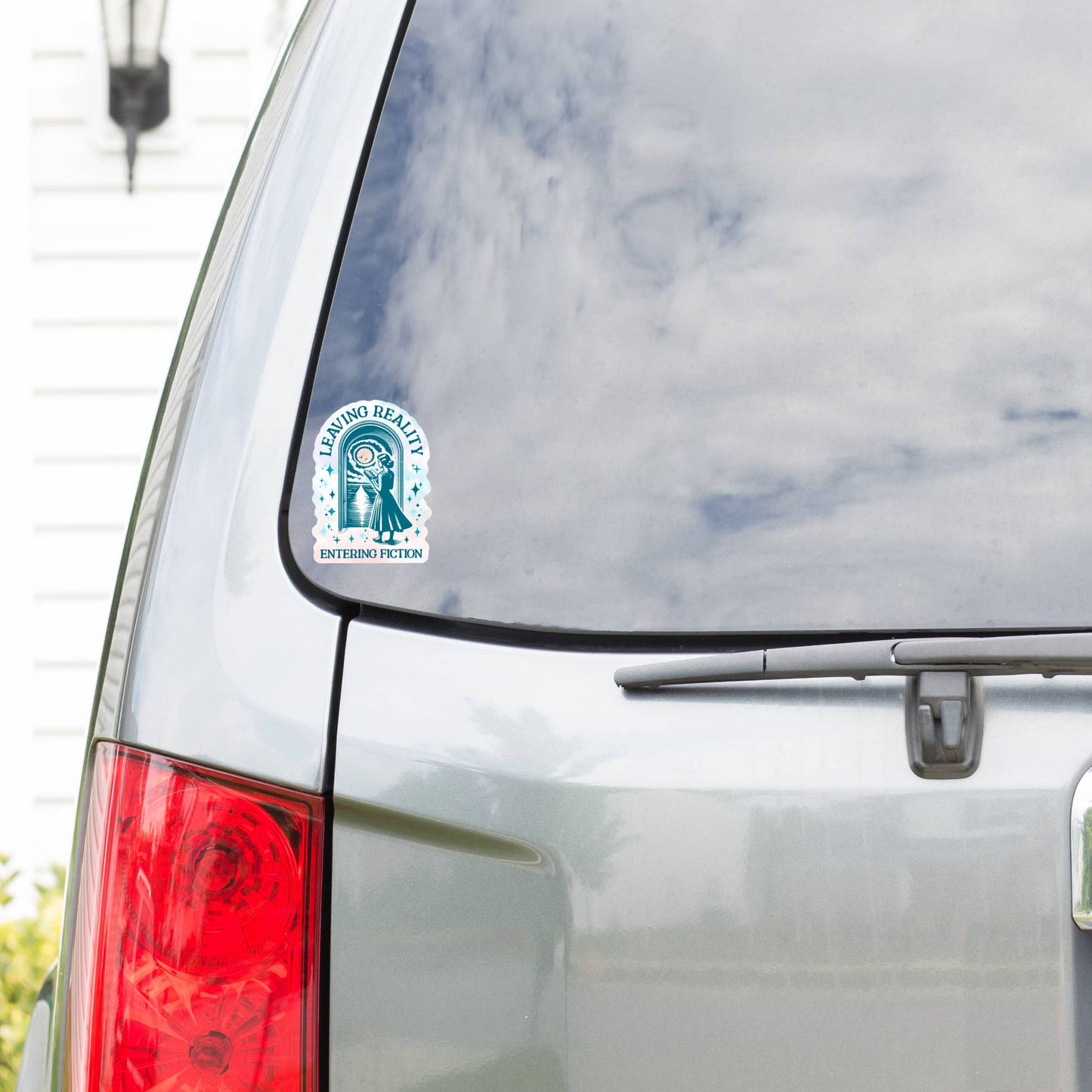 Book Lover Reading Escape Vinyl Sticker