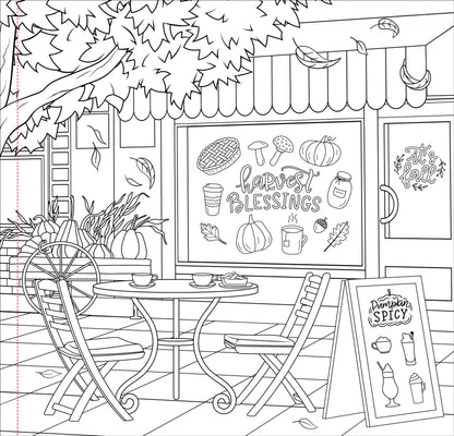 Autumn Dreams Adult Coloring Book