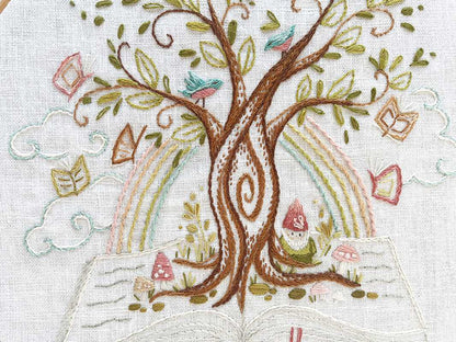 Book Lover's Embroidery by Aimee Ray