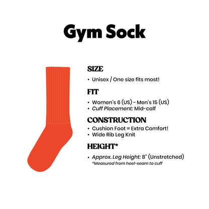 Nature Slut Gym Crew Socks