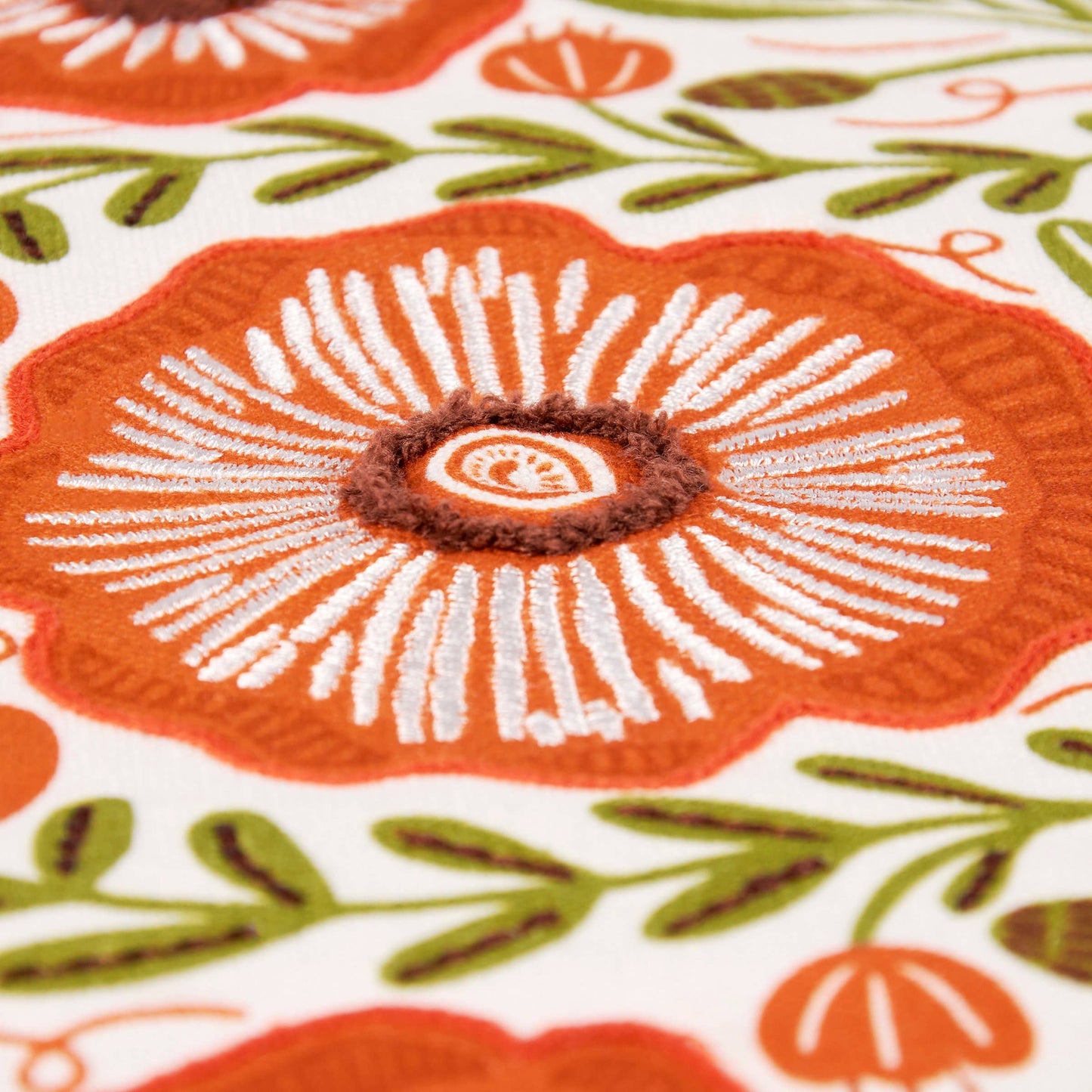 Poppies Folk Art Wall Banner