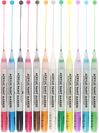 Studio Series Acrylic Paint Markers (Set of 12)