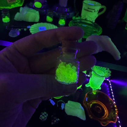 Uranium Glass Bottle