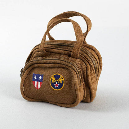 1:6 WWII Style Mini Military Soldier's Zipper Duffle Bag