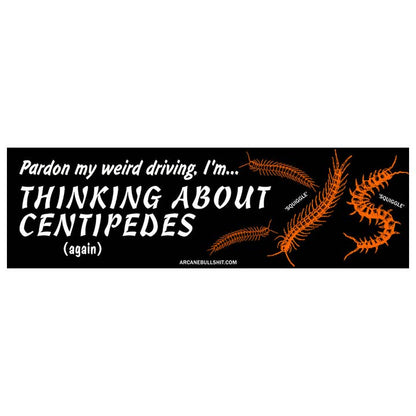 Centipede & Bug bumper stickers
