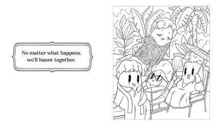 Golden Ghouls: A Thank-You-for-Being-a-Fiend Coloring Book