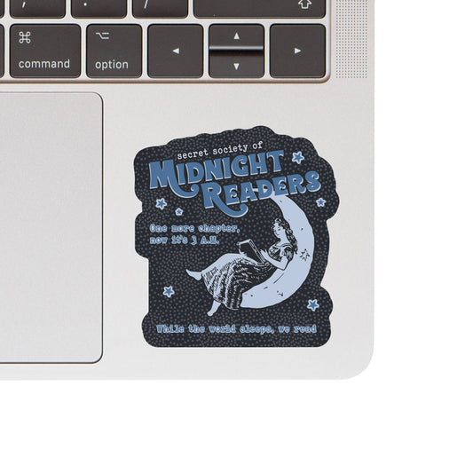 Midnight Readers Book lovers Vinyl Sticker