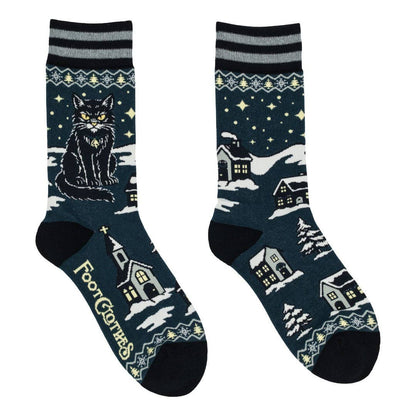 Yule Cat Crew Socks
