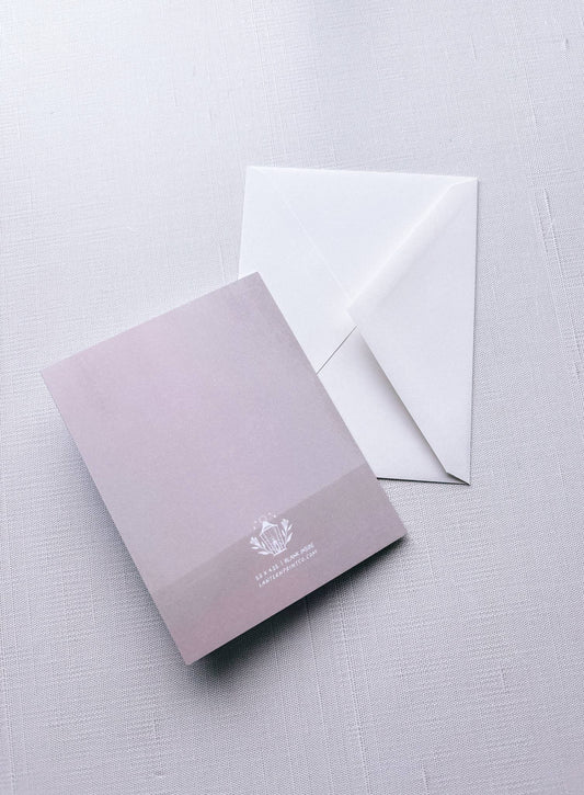 Greeting Card: Moonlit Garden; A2 folded, blank