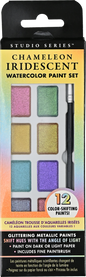 Studio Series Chameleon Iridescent Watercolor Paint Set (12 colors)