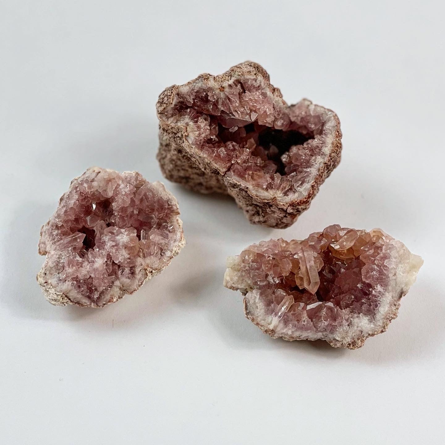 Pink Amethyst cluster