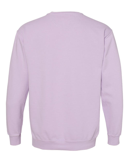 Wildflowers unisex orchid Comfort Colors crewneck sweatshirt