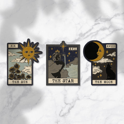 Sun/Moon tarot stickers