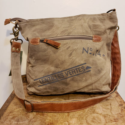 Au Puy canvas shoulder bag