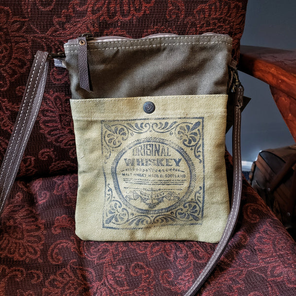 Original Whiskey re-purposed canvas bag