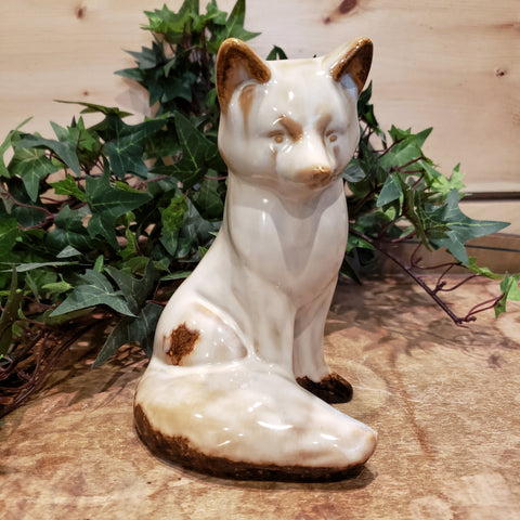 Fox ceramic statue
