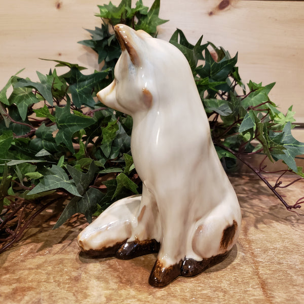 Fox ceramic statue