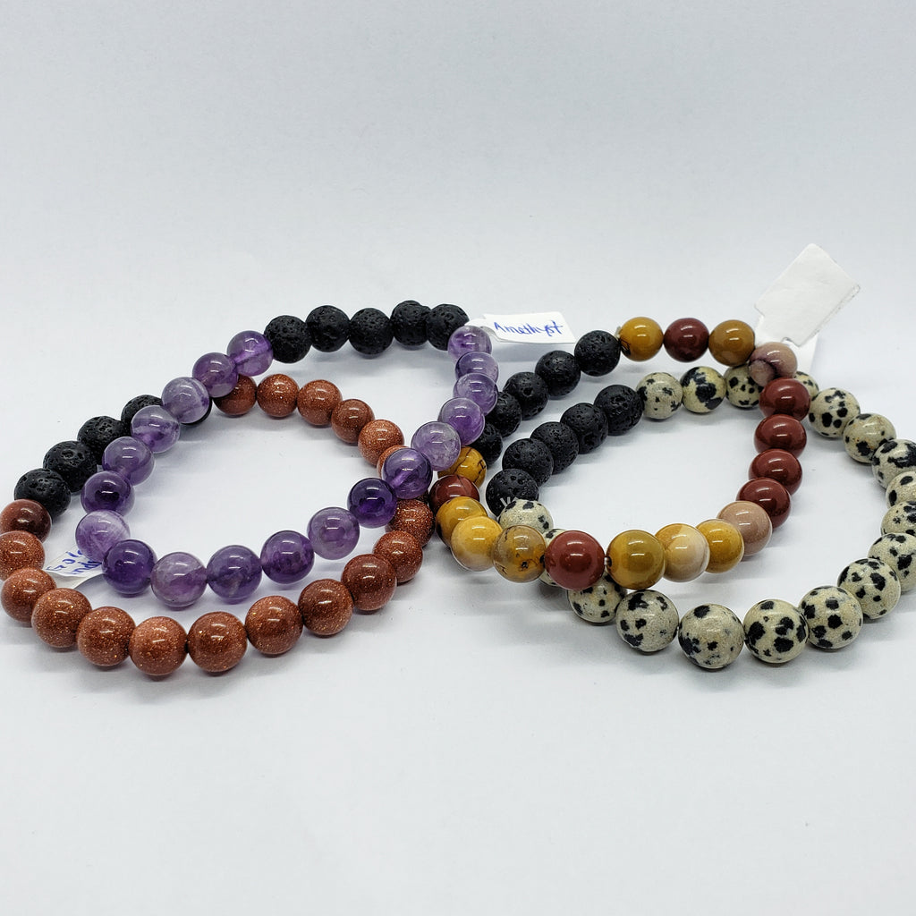 Stone Energy Bead Bracelets (8mm) – Max and Herb
