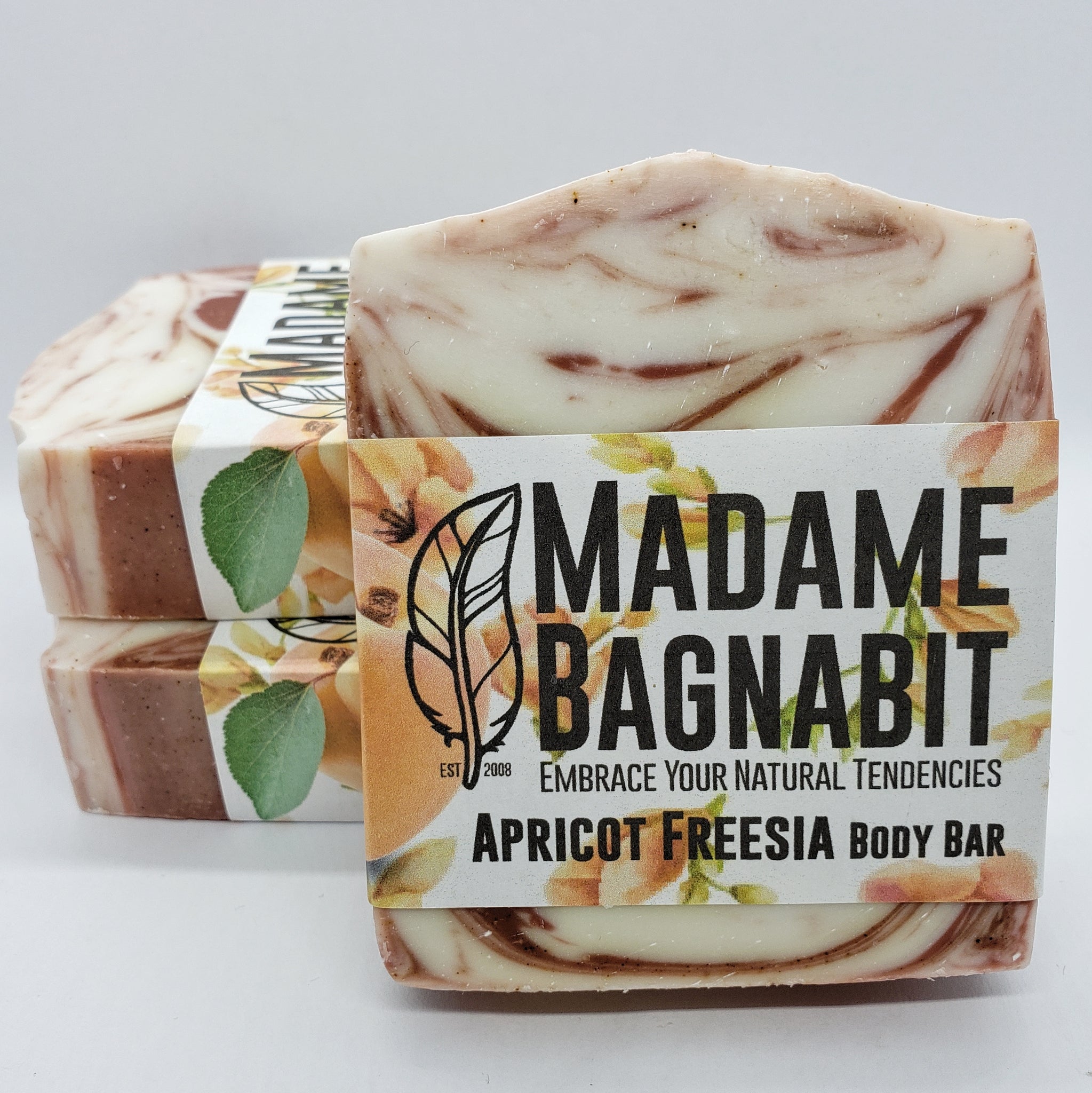 Apricot Freesia soap bar