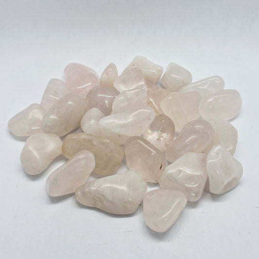 tumbled rose quartz