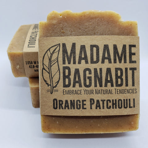 Orange Patchouli soap bar