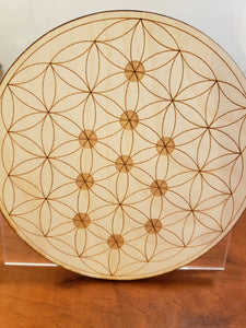 Flower of Life dots crystal grid