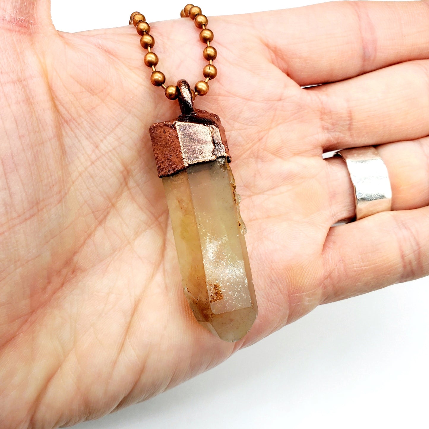 Lemurian Quartz necklace