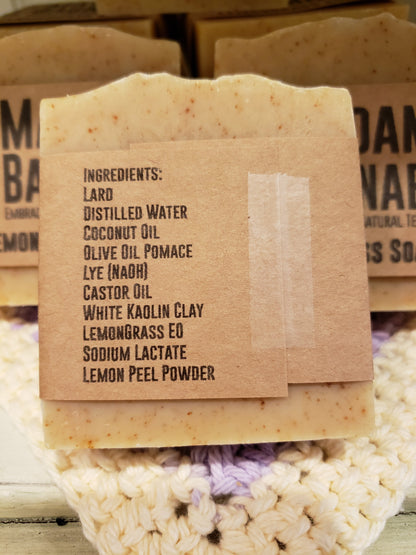 Lemongrass soap bar